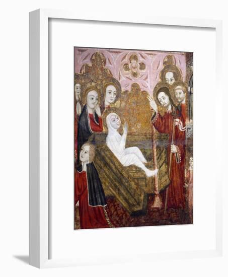 The Resurrection, Retablo of the Life of St Lazarus-null-Framed Giclee Print