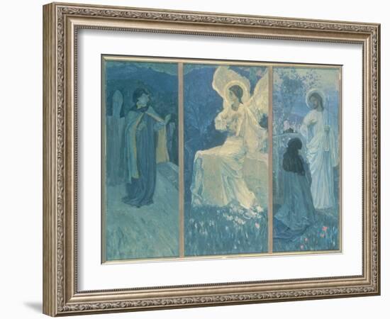 The Resurrection Triptych, 1922-Mikhail Vasilievich Nesterov-Framed Giclee Print