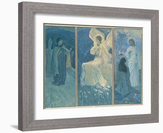 The Resurrection Triptych, 1922-Mikhail Vasilievich Nesterov-Framed Giclee Print