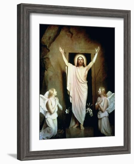 The Resurrection-Carl Bloch-Framed Giclee Print