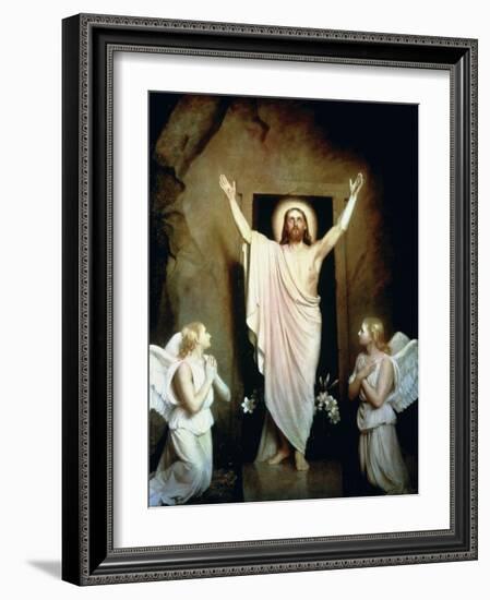 The Resurrection-Carl Bloch-Framed Giclee Print