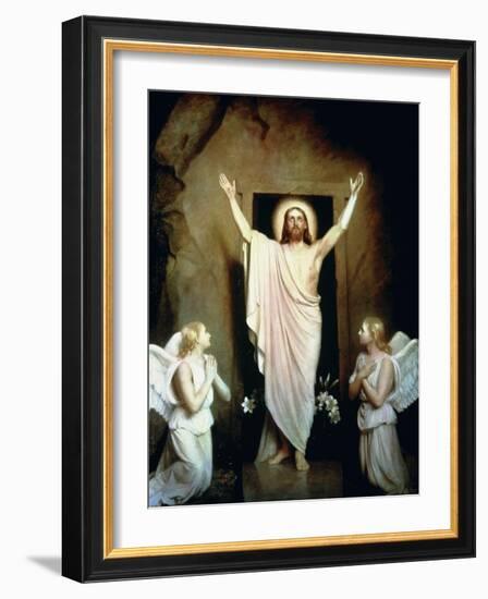 The Resurrection-Carl Bloch-Framed Giclee Print