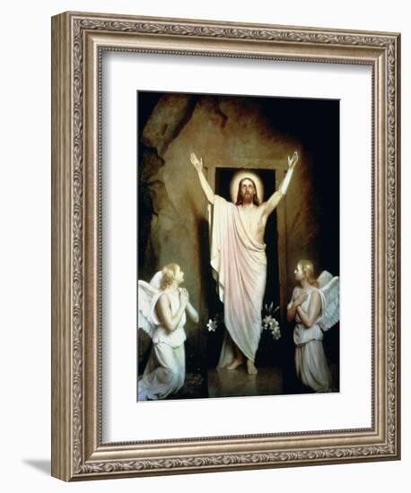 The Resurrection-Carl Bloch-Framed Giclee Print