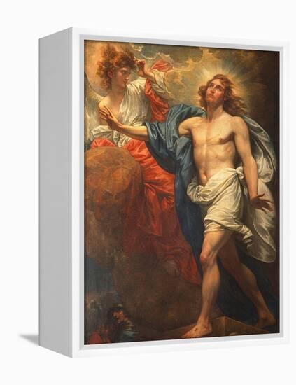 The Resurrection-Benjamin West-Framed Premier Image Canvas