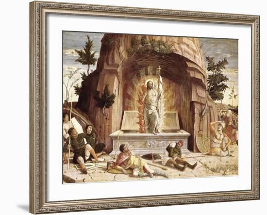 The Resurrection-Andrea Mantegna-Framed Art Print