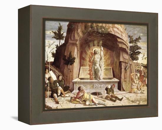 The Resurrection-Andrea Mantegna-Framed Stretched Canvas