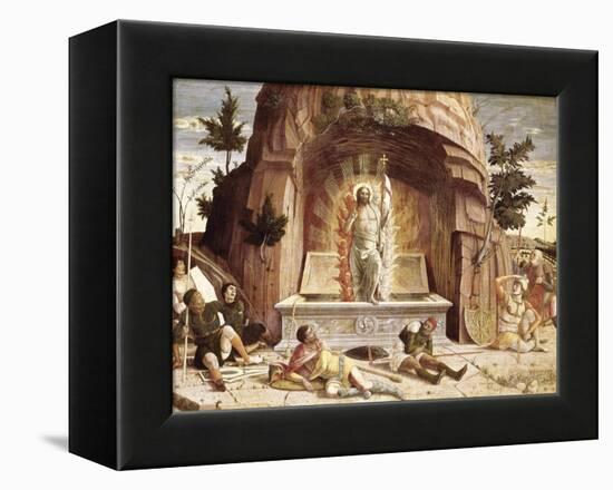 The Resurrection-Andrea Mantegna-Framed Stretched Canvas