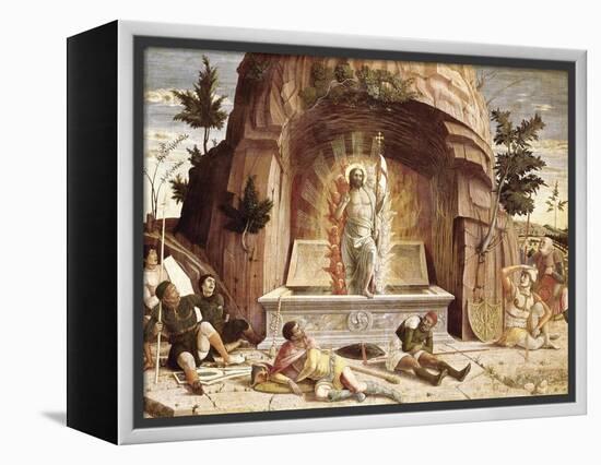 The Resurrection-Andrea Mantegna-Framed Stretched Canvas