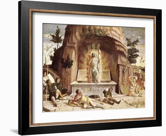 The Resurrection-Andrea Mantegna-Framed Art Print