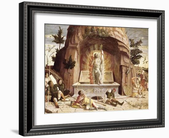 The Resurrection-Andrea Mantegna-Framed Art Print