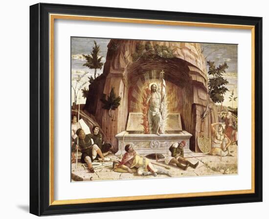 The Resurrection-Andrea Mantegna-Framed Art Print