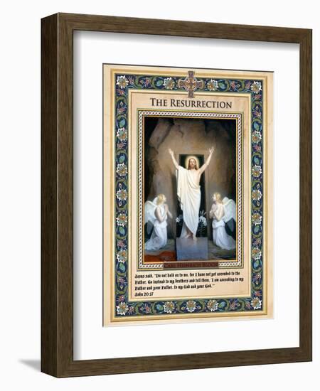 The Resurrection-Carl Bloch-Framed Giclee Print