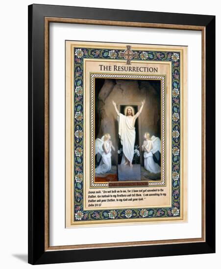 The Resurrection-Carl Bloch-Framed Giclee Print