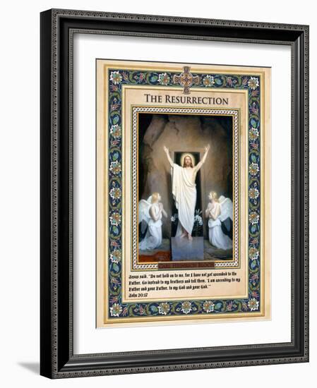 The Resurrection-Carl Bloch-Framed Giclee Print