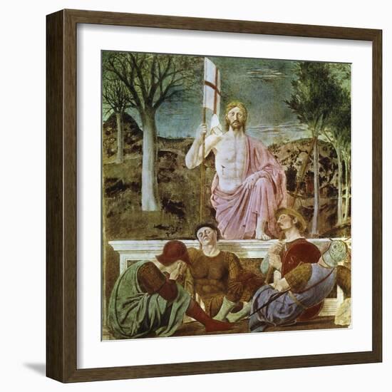 The Resurrection-Piero della Francesca-Framed Giclee Print