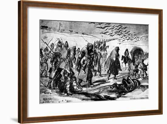 The Retreat, Crimean War, 19th Century-Constantin Guys-Framed Giclee Print