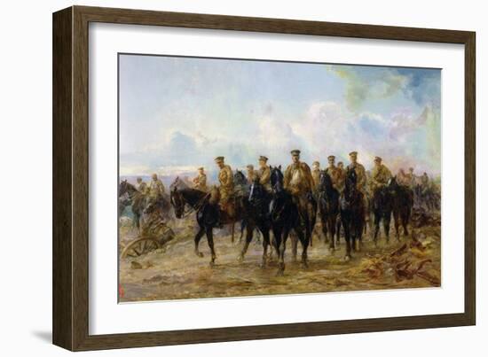 The Retreat from Mons, 1927-Lady Butler-Framed Giclee Print