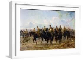 The Retreat from Mons, 1927-Lady Butler-Framed Giclee Print