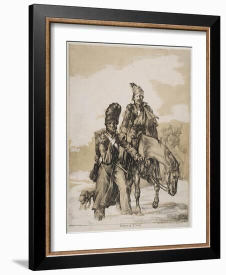 The Retreat from Russia, Ca 1818-Théodore Géricault-Framed Giclee Print