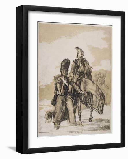 The Retreat from Russia, Ca 1818-Théodore Géricault-Framed Giclee Print