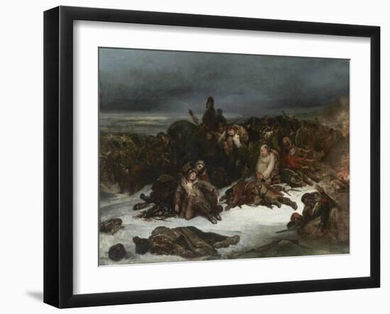 The Retreat of Napoleon’s Army from Russia in 1812, 1826-Ary Scheffer-Framed Giclee Print
