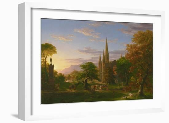 The Return, 1837-Thomas Cole-Framed Giclee Print
