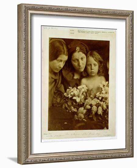 The Return After Three Days, c.1865-Julia Margaret Cameron-Framed Photographic Print