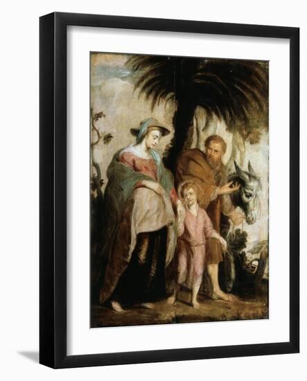 The Return from Egypt, 1614-Peter Paul Rubens-Framed Giclee Print