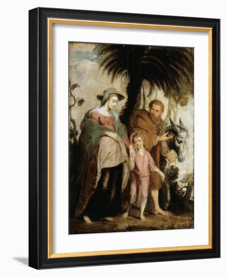 The Return from Egypt, 1614-Peter Paul Rubens-Framed Giclee Print