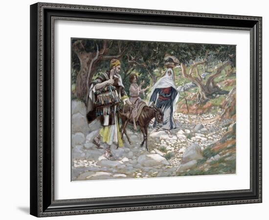 The Return from Egypt, Illustration for 'The Life of Christ', C.1886-94-James Tissot-Framed Giclee Print