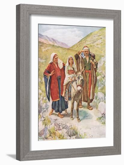 The Return from Egypt-Harold Copping-Framed Giclee Print