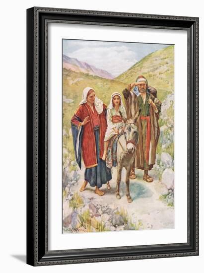 The Return from Egypt-Harold Copping-Framed Giclee Print