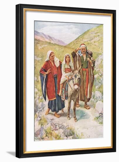 The Return from Egypt-Harold Copping-Framed Giclee Print