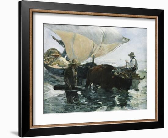 The Return from Fishing-Joaquín Sorolla y Bastida-Framed Giclee Print