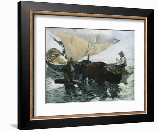 The Return from Fishing-Joaquín Sorolla y Bastida-Framed Giclee Print