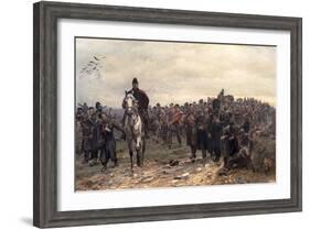 The Return from Inkerman in 1854, 1877-Lady Butler-Framed Giclee Print