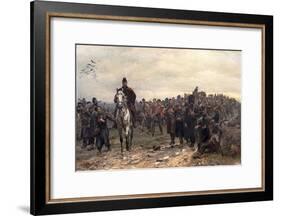 The Return from Inkerman in 1854, 1877-Lady Butler-Framed Giclee Print