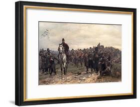 The Return from Inkerman in 1854, 1877-Lady Butler-Framed Giclee Print