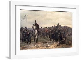The Return from Inkerman in 1854, 1877-Lady Butler-Framed Giclee Print