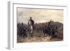 The Return from Inkerman in 1854, 1877-Lady Butler-Framed Giclee Print