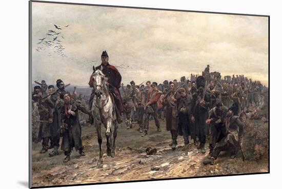 The Return from Inkerman in 1854, 1877-Lady Butler-Mounted Giclee Print