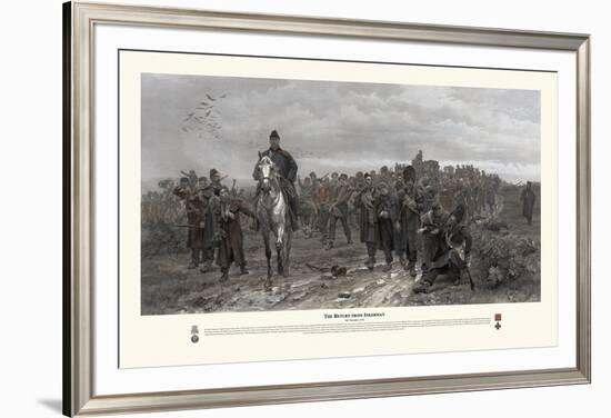 The Return From Inkerman-Lady Butler-Framed Premium Giclee Print