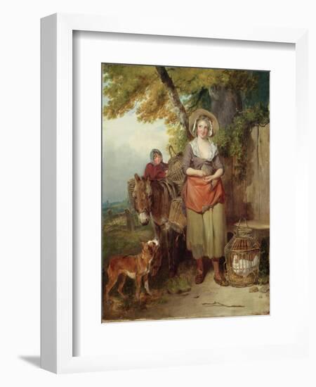 The Return from Market, 1786-Francis Wheatley-Framed Giclee Print