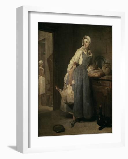 The Return from Market-Jean-Baptiste Simeon Chardin-Framed Giclee Print