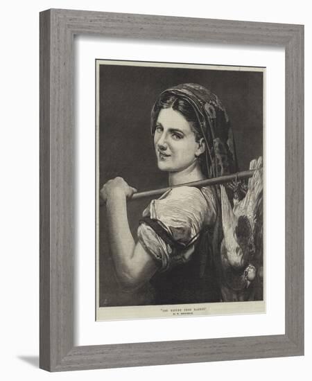 The Return from Market-William-Adolphe Bouguereau-Framed Giclee Print