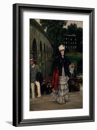 The Return from the Boating Trip, 1873-James Jacques Joseph Tissot-Framed Giclee Print