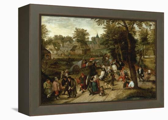 The Return from the Kermesse-Pieter Breugel the Elder-Framed Premier Image Canvas