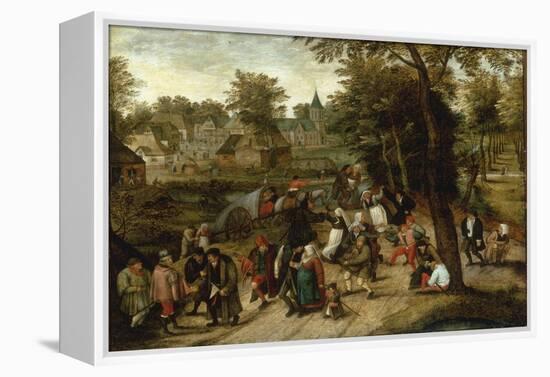 The Return from the Kermesse-Pieter Breugel the Elder-Framed Premier Image Canvas