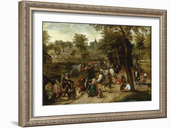 The Return from the Kermesse-Pieter Breugel the Elder-Framed Giclee Print