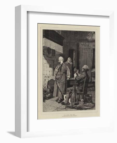 The Return from Work-Carl Julius Lorck-Framed Giclee Print